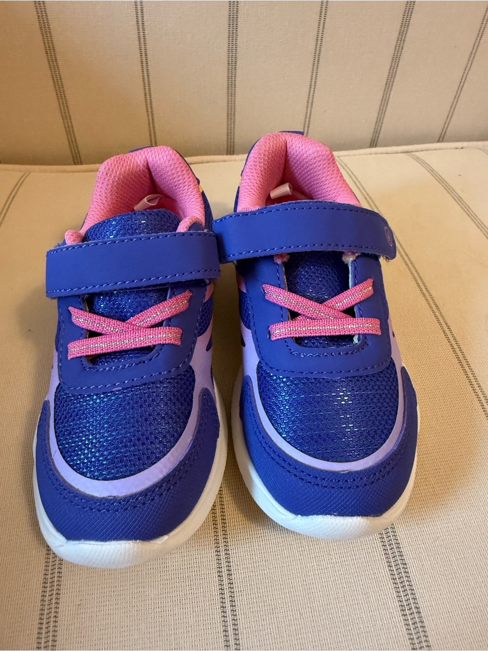 Girls' Stride Rite Ryne Purple and Pink Athletic Sneakers - Kids Shoes